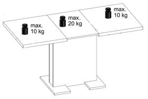 Jídelní stůl Britt 110x69 cm, dub sonoma