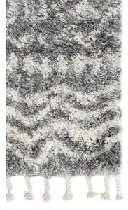Kusový koberec shaggy Alsea tmavě šedý 2 140x200cm