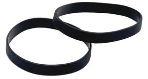 In-Design Okrasný gumový kroužek k věšáku HOLE - černý