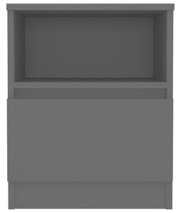 Noční stolek Lorimer - 40x40x50 cm | šedý