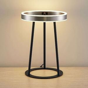 Lucande - Seppe LED Stolní Lampa Nickel - Lampemesteren