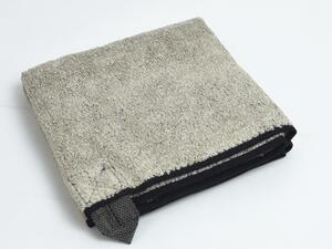 Snový svět Lněný ručník měkký Black Rozměr: 30 x 50 cm