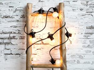 Vánoční světelný řetěz s 8-mi Led světly - bílá teplá - 3m - Chic Antique