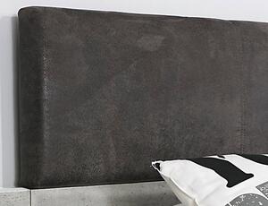 Postel s nočními stolky Penzberg 160x200 cm, bílá/beton
