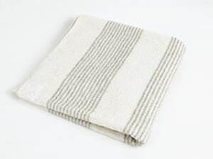 Snový svět Lněný ručník masážní světlý proužek Rozměr: 50 x 70 cm