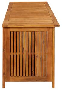 Zahradní úložný box - masivní akáciové dřevo | 200x50x58 cm