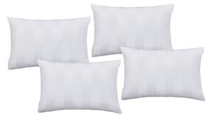 Saténové povlaky na polštáře v sadě 4 ks 75x50 cm So Soft Satin Stripe – Catherine Lansfield