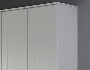 Šatní skříň Rosenheim, 181 cm, bílá