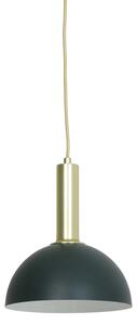 Zeleno-zlaté kovové závěsné světlo Boste - Ø 25*13 cm - Light & Living
