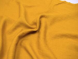 Snový svět Kopretina se žlutou - lněné povlečení s knoflíky, 100% LEN Zapínání povlečení: Komplet: Peřina 140x200 cm, Polštář 70x90 cm