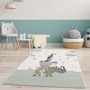Roztomilý dětský koberec na hraní se zvířátky Šířka: 80 cm | Délka: 150 cm