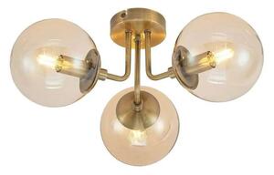 Lindby - Arnella Stropní Lampa Antique Brass/AmberLindby - Lampemesteren