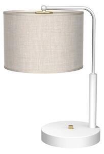 Stolní lampa Lino, 1x lněné stínítko, w