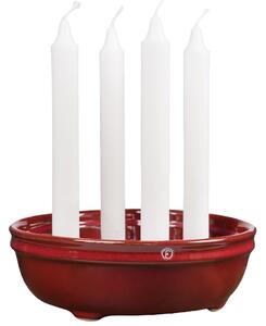 Adventní svícen ERNST - Glazed Red EF573