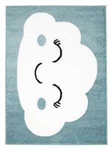 Krásný dětský koberec s motivem bílého mráčku Šířka: 120 cm | Délka: 160 cm