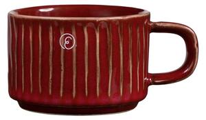 ERNST Keramický hrnek Glogg Rifled Red - 100 ml EF575