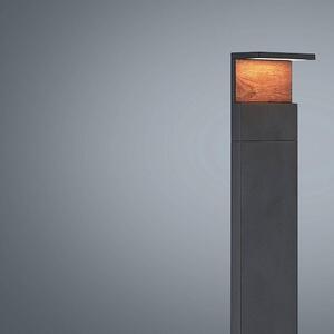 Lucande - Lignus LED Zahradní Lampa H100 Dark Grey - Lampemesteren