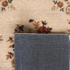 Originální koberec s motivem květů krémově modré barvy Šířka: 120 cm | Délka: 170 cm