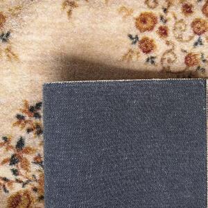 Hnědý vintage koberec s motivem květin Šířka: 120 cm | Délka: 170 cm
