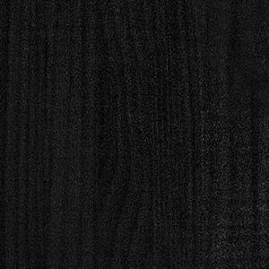 Knihovna Roully - 100x30x200 cm | černá