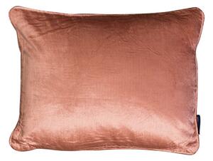 Růžový sametový polštář Rosa - 35*45*10cm