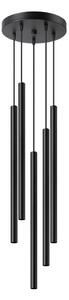 Sollux SL.1176 - Lustr na lanku PASTELO 5xG9/8W/230V černá