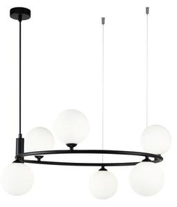Maytoni MOD013PL-06B - Lustr na lanku RING 6xG9/25W/230V černá