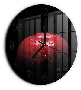 Skleněné nástěnné hodiny Jablko zsoc-fi30-00184015