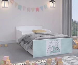 Krásná postel do dětského pokoje 180 x 90 cm s úložným prostorem