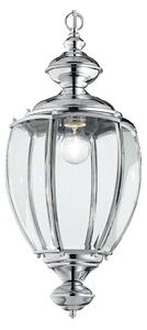 Ideal Lux - Lustr na řetězu 1xE27/60W/230V pr. 25 cm lesklý chrom