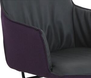 Jídelní židle Henrik, šedá/fialová
