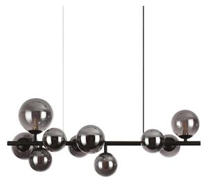 Ideal Lux - LED Lustr na lanku PERLAGE 10xG9/3W/230V 81 cm černá/kouřová