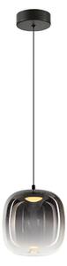 Závěsné svítidlo Vaso, 1x grafitové skleněné stínítko, (fi 15cm), b