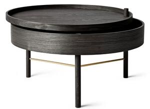 Audo Copenhagen Stolek Turning Table - Black Ash MN163