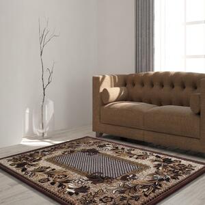 Krásný hnědý koberec ve vintage stylu Šířka: 120 cm | Délka: 170 cm