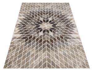 Originální vzorovaný koberec béžové barvy Šířka: 60 cm | Délka: 100 cm