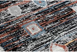 Kusový koberec Lineas černý 120x170cm