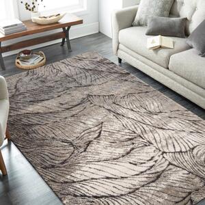 Luxusní koberec do obývacího pokoje s abstraktním motivem listí Šířka: 120 cm | Délka: 170 cm