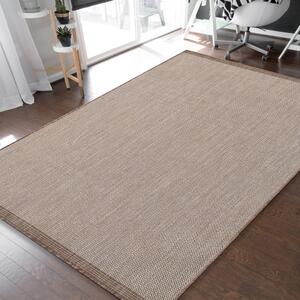 Hnědý skandinávský koberec do obývacího pokoje Šířka: 120 cm | Délka: 170 cm