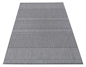 Šedý skandinávský koberec s jemným vzorováním Šířka: 80 cm | Délka: 150 cm