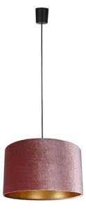 Lustr na lanku TERCINO 1xE27/15W/230V pr. 38 cm růžová
