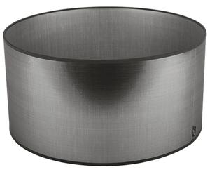 Stříbrno-černé stínidlo Azzuro drum - Ø50cm*25/ E27