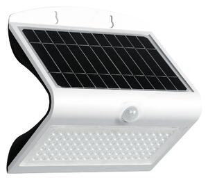 Exteriérové ​​solární nástěnné LED svítidlo Butterfly, 1x LED 6,8w, bílá, pohybový senzor