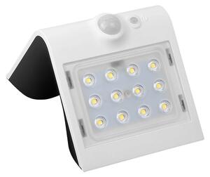 Exteriérové ​​solární nástěnné LED svítidlo Butterfly, 1x LED 1,5w, bílá, pohybový senzor