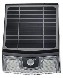 Exteriérové ​​solární nástěnné LED svítidlo Solar, 1x LED 7w, černá, pohybový senzor