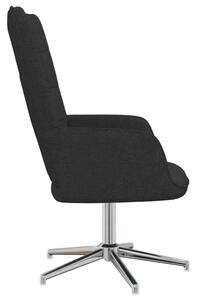 Relaxační židle Fredji - textil | černá