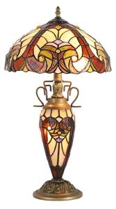Prezent 1702 - Stolní lampa TIFFANY 2xE27/60W + 1xE14/7W/230V