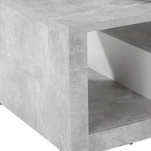 Konferenční stolek IGUAN beton/bílá