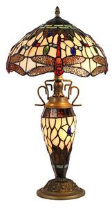 Prezent 1710 - Stolní lampa TIFFANY 2xE27/60W + 1xE14/7W/230V