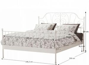 Manželská postel 140 cm Plue (s roštem). 794076
